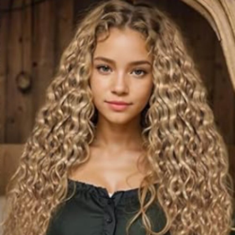 New Kinky Curly HD Lace Frontal Wig - Iced Latte!